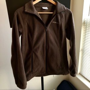 Columbia Fleece Brown Jacket